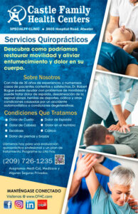 Castle Family Health Centers Atwater Winton CA Chiropractic Services Spanish 1