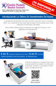 Castle Family Health Centers Atwater Winton CA Densitometer Spanish 1